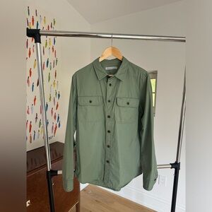 Outerknown Utilitarian Shirt in Olive